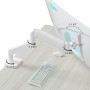 DISPLAY ACC MOUNTING ARM/17-32 WH MA-DA1-04-W GEMBIRD