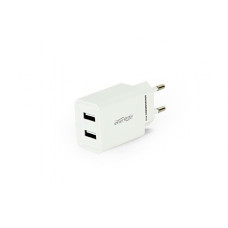 CHARGER USB UNIVERSAL WHITE/2PORT EG-U2C2A-03-W GEMBIRD