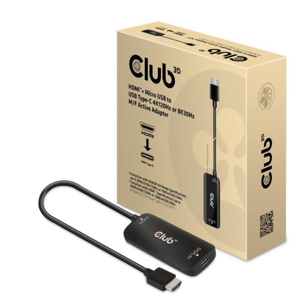 I/O ADAPTER USB-C TO USB/HDMI/M/F CAC-1336 CLUB3D I/O ADAPTER USB-C TO USB/HDMI/M/F CAC-1336 CLUB3D
