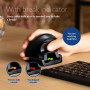 MOUSE USB OPTICAL WRL TWISTER/BLACK RGOTWBMWLBL R-GO TOOLS