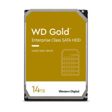 HDD, WESTERN DIGITAL, Gold, 14TB, SATA 3.0, 512 MB, 7200 rpm, 3,5, WD142KRYZ