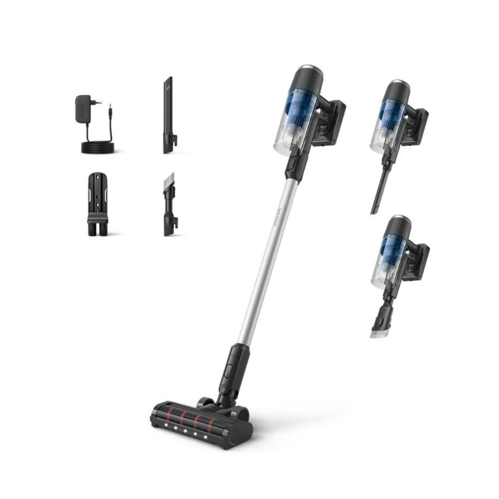 Vacuum Cleaner, PHILIPS, Upright/Bagless, Noise 80 dB, Black, Weight 1.2 kg, XC3032/01 VACUUM CLEANER CORDLESS STICK/XC3032/01 PHILIPS