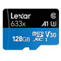 MEMORY MICRO SDXC 128GB UHS-I/W/A LMSBLPL128G-BNANG LEXAR