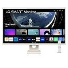 LCD Monitor, LG, 27SR50F-W, 27, Smart, Panel IPS, 1920x1080, 16:9, 8 ms, Speakers, Tilt, Colour White, 27SR50F-W