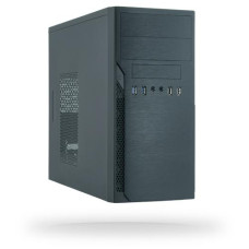Case, CHIEFTEC, micro ATX, Black, Tower, PC, Chieftec HO-12B-OP Black, HO-12B-OP