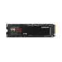 SSD, SAMSUNG, 990 PRO, 2TB, M.2, PCIE, NVMe, MLC, Write speed 6900 MBytes/sec, Read speed 7450 MBytes/sec, 2.3mm, TBW 1200 TB, MTBF 1500000 hours, MZ-V9P2T0BW