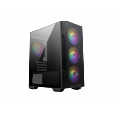 Case, MSI, MAG FORGE M100R, Micro, Not included, MicroATX, MiniITX, Colour Black, MAGFORGEM100R