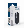 MOUSE USB OPTICAL BLACK/SILVER/MUS-4B-06-BS GEMBIRD
