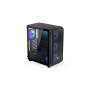 Case, ENDORFY, Arx 500 ARGB, MidiTower, Case product features Transparent panel, Not included, ATX, MicroATX, MiniITX, Colour Black, EY2A011