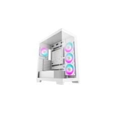 Case, DEEPCOOL, CG580 4F WH, MidiTower, Case product features Transparent panel, Not included, ATX, MicroATX, MiniITX, Colour White, R-CG580-WHADA4-G-1