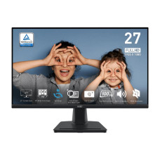 LCD Monitor, MSI, PRO MP275, 27, Business, Matte, Panel IPS, 1920x1080, 16:9, 100Hz, 4 ms, Speakers, Colour Black, PROMP275
