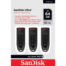 MEMORY DRIVE FLASH USB3 64GB/3PK SDCZ48-064G-G46T SANDISK MEMORY DRIVE FLASH USB3 64GB/3PK SDCZ48-064G-G46T SANDISK