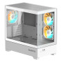 Case, GIGABYTE, GB-C201PI, MidiTower, Case product features Rackmountable/Accessory/Transparent panel, Not included, MicroATX, MiniITX, Colour White, GB-C201PI