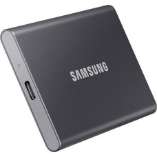 External SSD, SAMSUNG, T7, 2TB, USB 3.2, Write speed 1000 MBytes/sec, Read speed 1050 MBytes/sec, MU-PC2T0T/WW