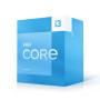 CPU, INTEL, Desktop, Core i3, i3-13100, Raptor Lake, 3400 MHz, Cores 4, 12MB, Socket LGA1700, 60 Watts, GPU UHD 730, BOX, BX8071513100SRMBU