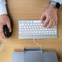 KEYBOARD COMPACT BREAK ENG/WHITE RGOCOUSWDWH R-GO TOOLS