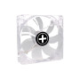 CASE FAN 120MM TRANSP 3PIN+4P/BLUE XF044 XILENCE