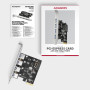 I/O CARD USB2 PCIE 4PORT/PCEU-430RS AXAGON