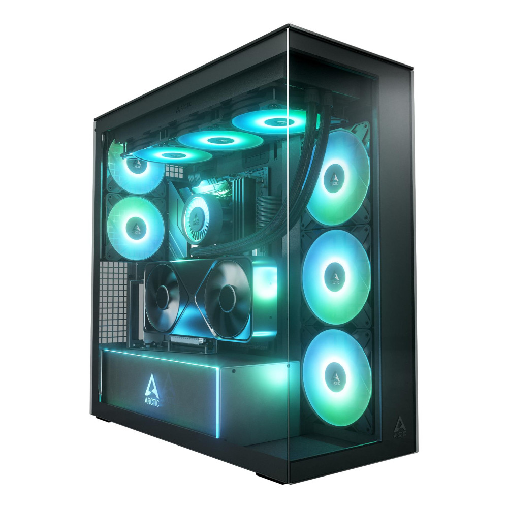 Case, ARCTIC, EATX, Black, Midi Tower, PC, Xtender VG (Mirror Black), ACPCC00019A Case, ARCTIC, EATX, Black, Midi Tower, PC, Xtender VG (Mirror Black), ACPCC00019A