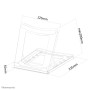 NB ACC DESK STAND 10-15/NSLS075BLACK NEOMOUNTS