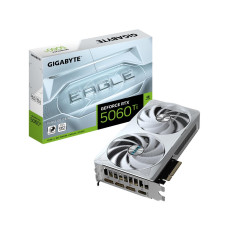 Graphics Card, GIGABYTE, NVIDIA GeForce RTX 5060 Ti, 8 GB, GDDR7, 128 bit, PCIE 5.0 16x, GPU 2617 MHz, Dual Slot Fansink, 1xHDMI, 3xDisplayPort, GV-N506TEAGLEOCICE-8GD