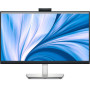 LCD Monitor, DELL, C2423H, 23.8, Business, Panel IPS, 1920x1080, 16:9, 60Hz, Matte, 5 ms, Speakers, Camera, Swivel, Pivot, Height adjustable, Tilt, Colour Black / Silver, 210-BDSL