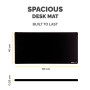 DESK MAT BREYTA/BLACK 100139320 FELLOWES