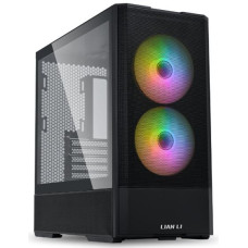 Case, LIAN LI, LANCOOL 207, MidiTower, Case product features Transparent panel, Not included, ATX, MicroATX, MiniITX, Colour Black, G99.LAN207RX.00