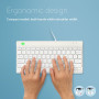 KEYBOARD COMPACT BREAK ENG/WHITE RGOCOUSWDWH R-GO TOOLS