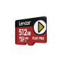 MEMORY MICRO SDXC 512GB UHS-I/PLAY LMSXPS0512G-BNNNG LEXAR