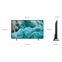 TV Set, SAMSUNG, 43 , 4K Ultra HD, 3840 x 2160 pixels, Flat, 16:9, QLED, QE43Q7F4AUXXH