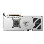 Graphics Card, MSI, NVIDIA GeForce RTX 4080 SUPER, 16 GB, GDDR6X, 256 bit, PCIE 4.0 16x, 2xHDMI, 2xDisplayPort, 4080SUPGAMXSLIMWH16G