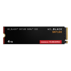 SSD, SANDISK, Read speed 7000 MB/s, Write speed 6700 MB/s, NVMe Yes, PCI Express 4.0, M.2, 4000 GB, POWERED BY SANDISK, Black SN7100, WDS400T4X0E-00CJA0