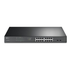 Switch, TP-LINK, TL-SG1218MPE, Desktop/pedestal, Rack, 16x10Base-T / 100Base-TX / 1000Base-T, PoE+ ports 16, 192 Watts, TL-SG1218MPE