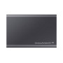 External SSD, SAMSUNG, T7, 4TB, USB 3.2, Write speed 1000 MBytes/sec, Read speed 1050 MBytes/sec, MU-PC4T0T/WW