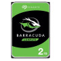 HDD, SEAGATE, Barracuda, 2TB, SATA 3.0, 256 MB, 7200 rpm, Discs/Heads 1/2, 3,5, ST2000DM008