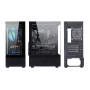 Case, GOLDEN TIGER, Raider DK-6, MidiTower, Case product features Transparent panel, Not included, ATX, Colour Black, RAIDERDK6