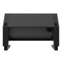 POWER DESK TYPE F AMPRA/BLACK 100137172 FELLOWES