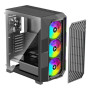 Case, XILENCE, ATX/micro ATX/Mini-ITX, Black, Midi Tower, PC, XILENT BREEZE II, X812.ARGB