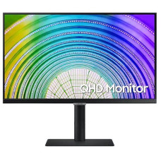 LCD Monitor, SAMSUNG, S24A600U, 24, Panel IPS, 2560x1440, 16:9, 75Hz, 5 ms, Swivel, Pivot, Height adjustable, Tilt, Colour Black, LS24A600UCUXEN