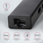 I/O HUB USB3.2 3PORT GLAN/0.2M HMA-GL3A AXAGON