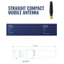 ANTENNA MOBILE STRAIGHT/COMPACT PR1CS450 TELTONIKA