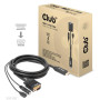 CABLE HDMI TO VGA 2M/M/M CAC-1712 CLUB3D CABLE HDMI TO VGA 2M/M/M CAC-1712 CLUB3D