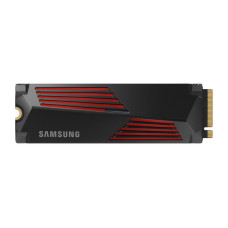 SSD, SAMSUNG, 990 PRO with Heatsink, 2TB, M.2, PCIE, NVMe, MLC, Write speed 6900 MBytes/sec, Read speed 7450 MBytes/sec, 2.3mm, TBW 1200 TB, MTBF 1500000 hours, MZ-V9P2T0GW