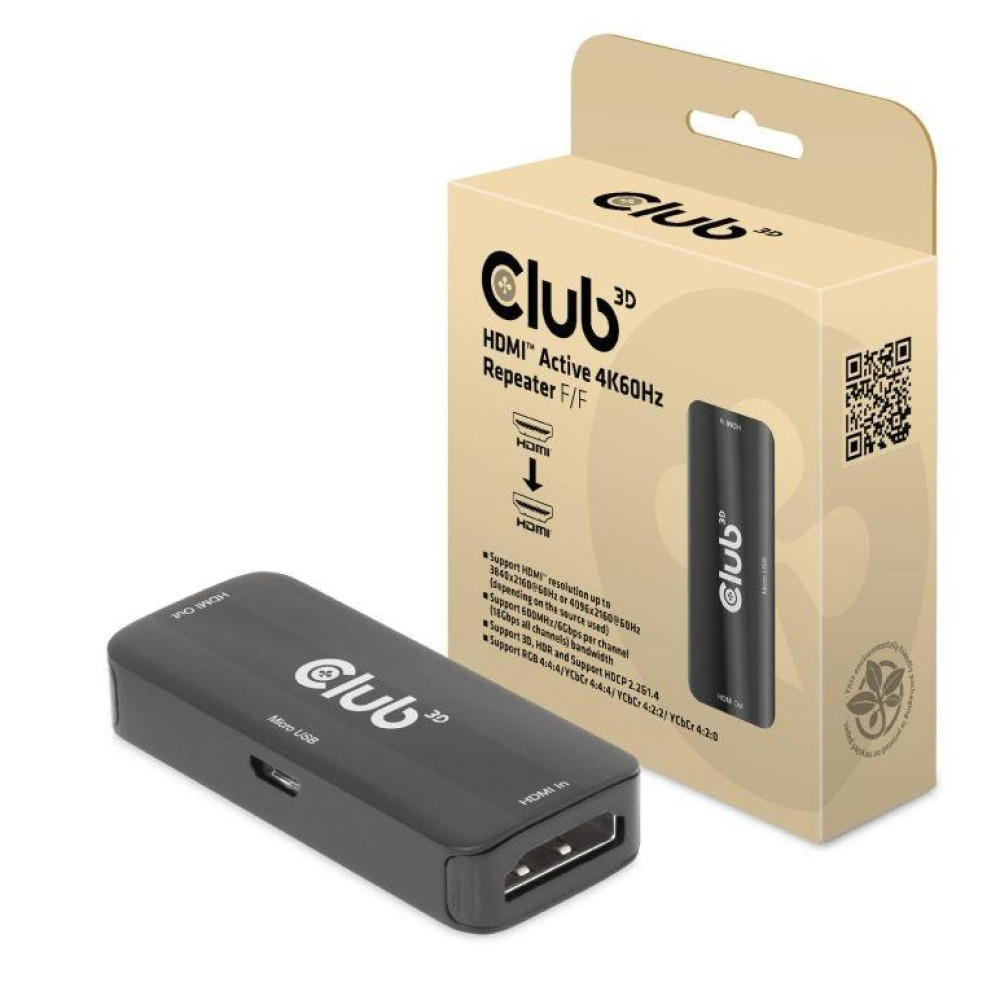 I/O ADAPTER HDMI TO USB/F/F CAC-1307 CLUB3D I/O ADAPTER HDMI TO USB/F/F CAC-1307 CLUB3D