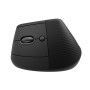 MOUSE USB OPTICAL WRL VERTICAL/GRAP/BLACK 910-006495 LOGITECH