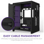 Case, NZXT, ATX/micro ATX/Mini-ITX/EATX, Black, Midi Tower, PC, CM-H92FB-01