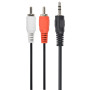 CABLE AUDIO 3.5MM TO 2RCA 1.5M/CCA-458 GEMBIRD
