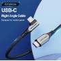 CABLE USB-C TO USB-C R.ANGLE/1M GRAY TAKHF VENTION