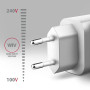 MOBILE CHARGER WALL USB 18W/1PORT WHITE ACU-QC18W AXAGON